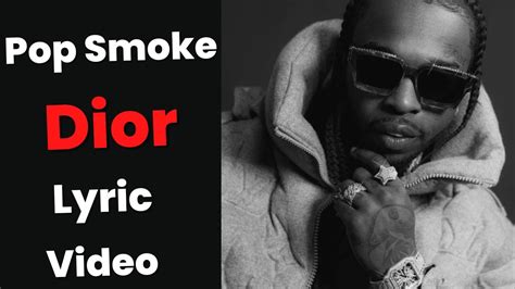 dior lyrics pop smoke|dior pop smoke lyrics 1h.